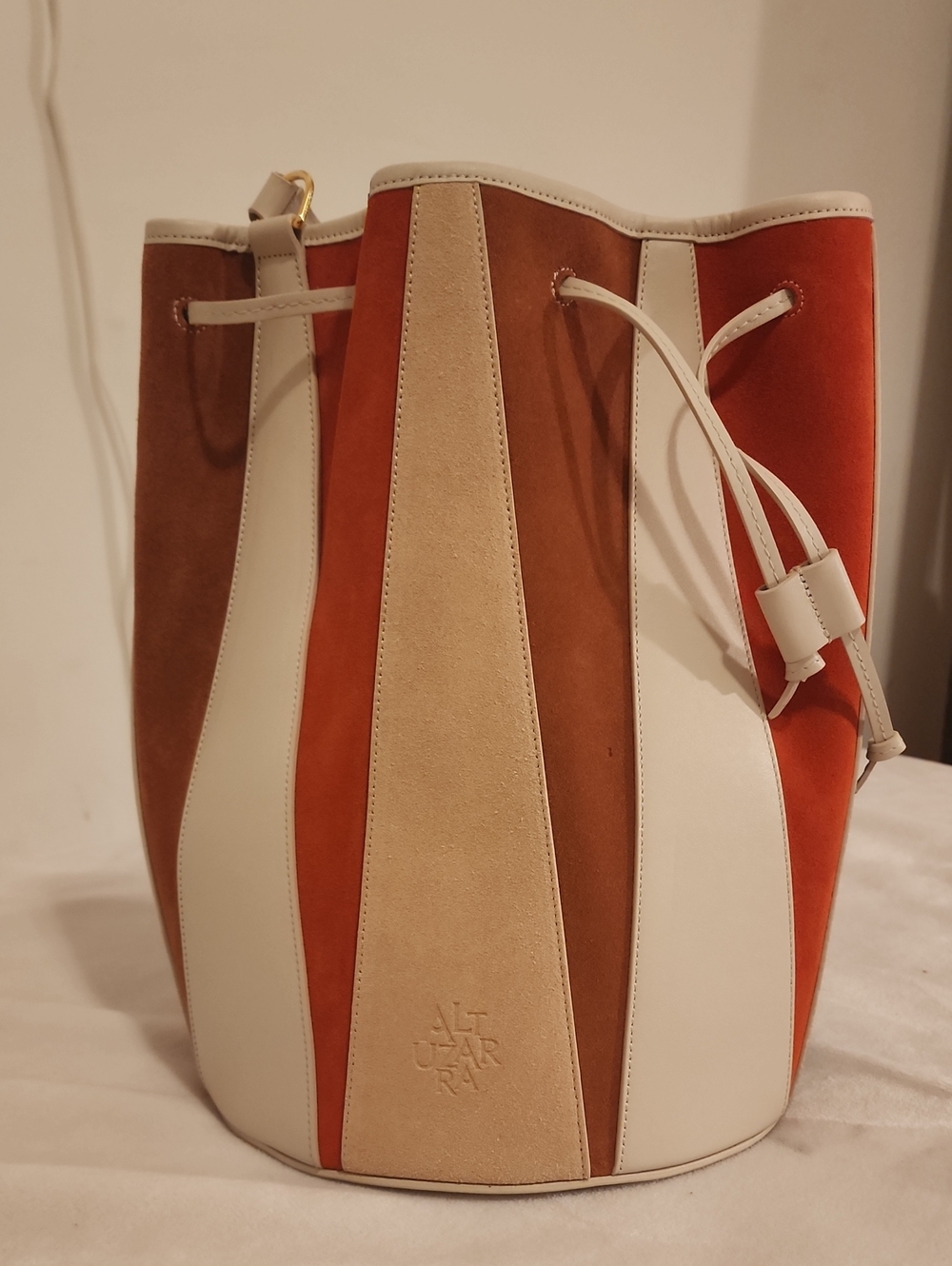 Harlequin Inspired Large Drum Bag Altuzarra